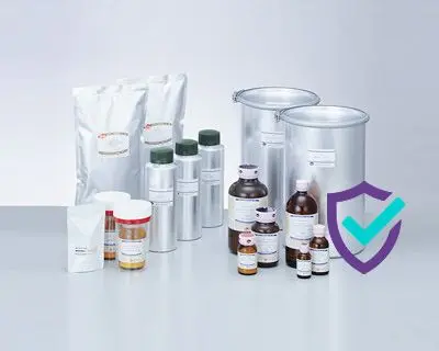 Laboratory supplies including vials, containers, and safety shield